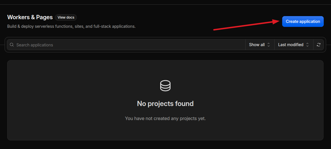 Cloudflare pages create app Cloudflare pages create app